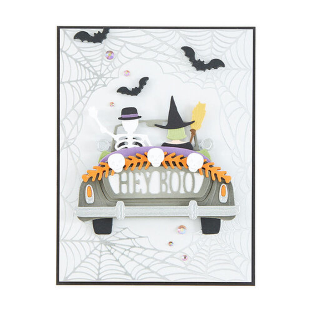 Spellbinders Snijmal Die-Lites Halloween Sunday Drive Etched Dies (S3-403) Spellbinders Snijmal Die-Lites Halloween Sunday Drive Etched Dies (S3-403)