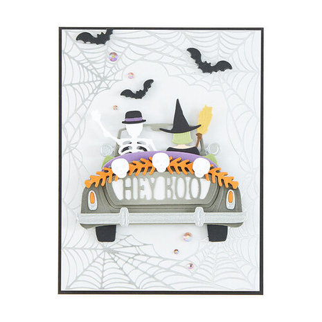 Spellbinders Snijmal Die-Lites Halloween Sunday Drive Etched Dies (S3-403) Spellbinders Snijmal Die-Lites Halloween Sunday Drive Etched Dies (S3-403)