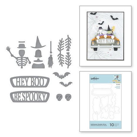 Spellbinders Snijmal Die-Lites Halloween Sunday Drive Etched Dies (S3-403) Spellbinders Snijmal Die-Lites Halloween Sunday Drive Etched Dies (S3-403)