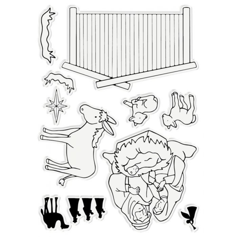 Gemini Away In A Manger Stamp & Die (GEM-STD-AWAER) Gemini Away In A Manger Stamp & Die (GEM-STD-AWAER)