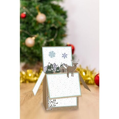 Gemini Cottage Christmas Stamp & Die (GEM-STD-CHRGE) Gemini Cottage Christmas Stamp & Die (GEM-STD-CHRGE)
