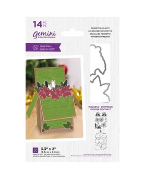 Gemini Poinsettia Delights Stamp & Die (GEM-STD-POITS)