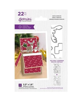 Gemini Santa & Rudolph Stamp & Die (GEM-STD-SANPH)