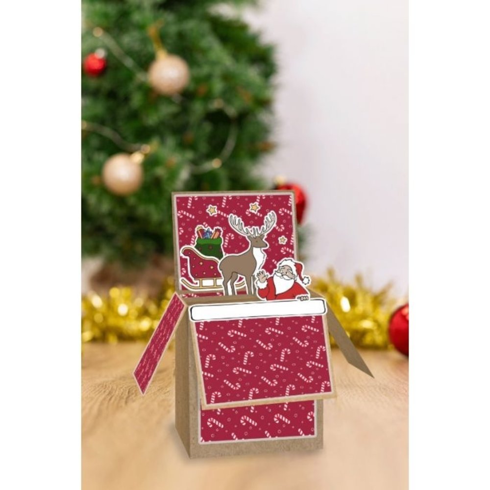 Gemini Santa & Rudolph Stamp & Die (GEM-STD-SANPH) Gemini Santa & Rudolph Stamp & Die (GEM-STD-SANPH)