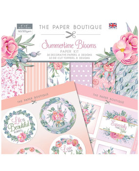 The Paper Boutique Blooms 8x8 Inch Paper Kit (PB1379) The Paper Boutique Blooms 8x8 Inch Paper Kit (PB1379)