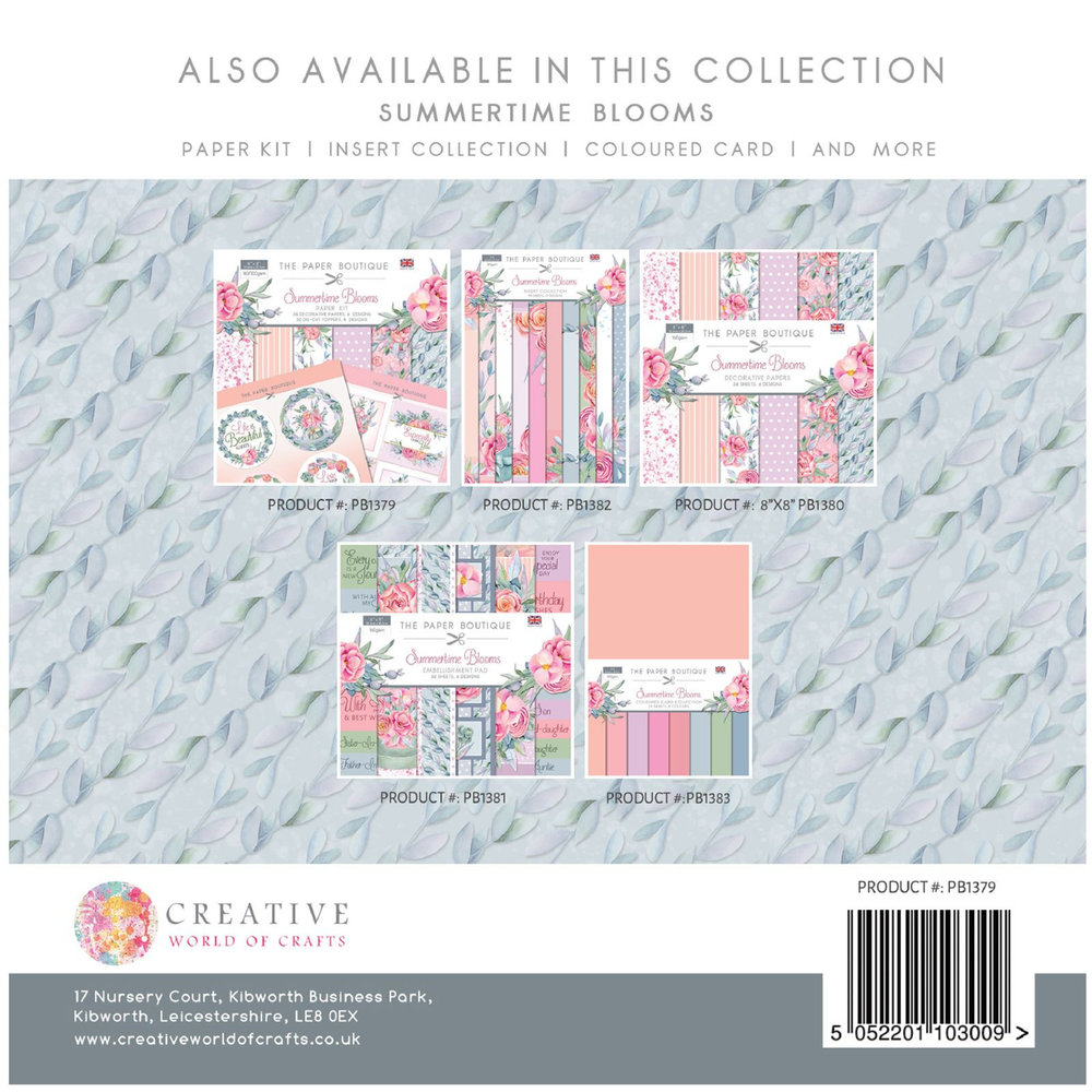 The Paper Boutique Blooms 8x8 Inch Paper Kit (PB1379) The Paper Boutique Blooms 8x8 Inch Paper Kit (PB1379)