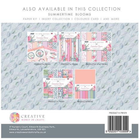 The Paper Boutique Blooms 8x8 Inch Paper Kit (PB1379) The Paper Boutique Blooms 8x8 Inch Paper Kit (PB1379)