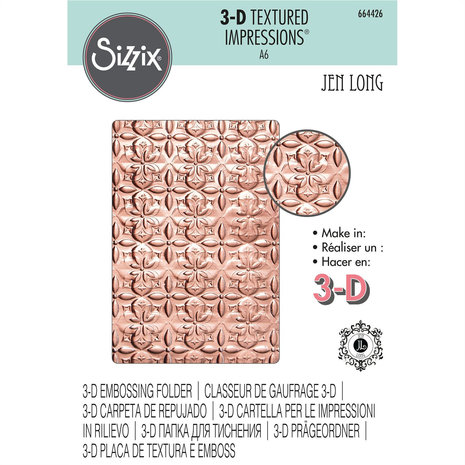 Sizzix 3D Textured Impressions Tile (664426)