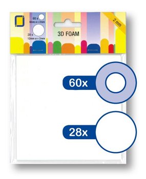 JEJE Produkt 3D Foam Round 6 mm & 12 mm x 2 mm (3.3122)