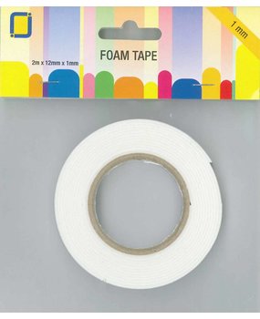 JEJE Produkt Foam Tape 2 m x 12 mm x 1 mm (3.3010) JEJE Produkt Foam Tape 2 m x 12 mm x 1 mm (3.3010)