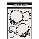 Stamperia Mixed Media Stencil Thick 20x25cm Winter Tales Garlands (KSTD054)*