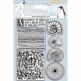 Stamperia Natural Rubber Stamps Arctic Antarctic Shells (WTKCC177)*