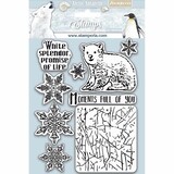 Stamperia Natural Rubber Stamps Arctic Antarctic Moments Full of You (WTKCC179)*