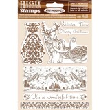 Stamperia Natural Rubber Stamps Winter Time (WTKCC169)
