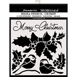 Stamperia Media Stencil Merry Christmas (KSTDQ46)*