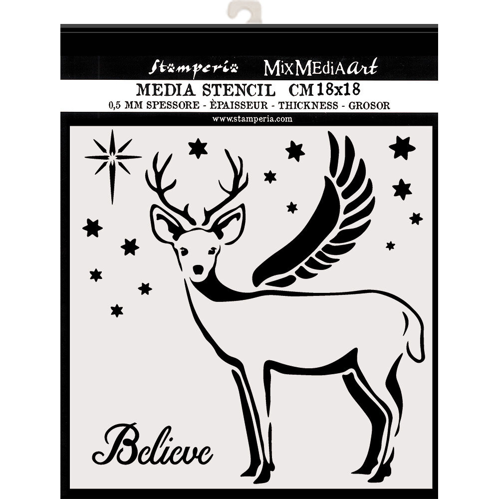 Stamperia Media Stencil Deer (KSTDQ48)