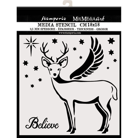 Stamperia Media Stencil Deer (KSTDQ48)