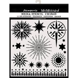 Stamperia Media Stencil Stars (KSTDQ50)