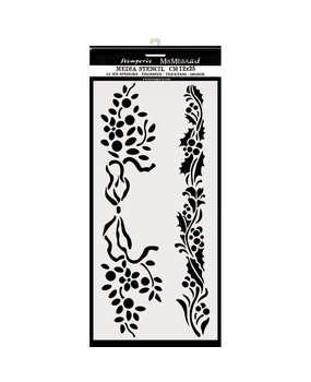 Stamperia Media Stencil Christmas Borders (KSTDL37)* Stamperia Media Stencil Christmas Borders (KSTDL37)*