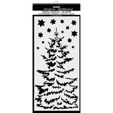Stamperia Media Stencil Christmas Tree (KSTDL36)