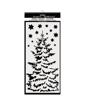 Stamperia Media Stencil Christmas Tree (KSTDL36)