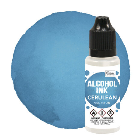 Couture Creations Alcohol Ink Cerulean 12ml (CO727317) Couture Creations Alcohol Ink Cerulean 12ml (CO727317)