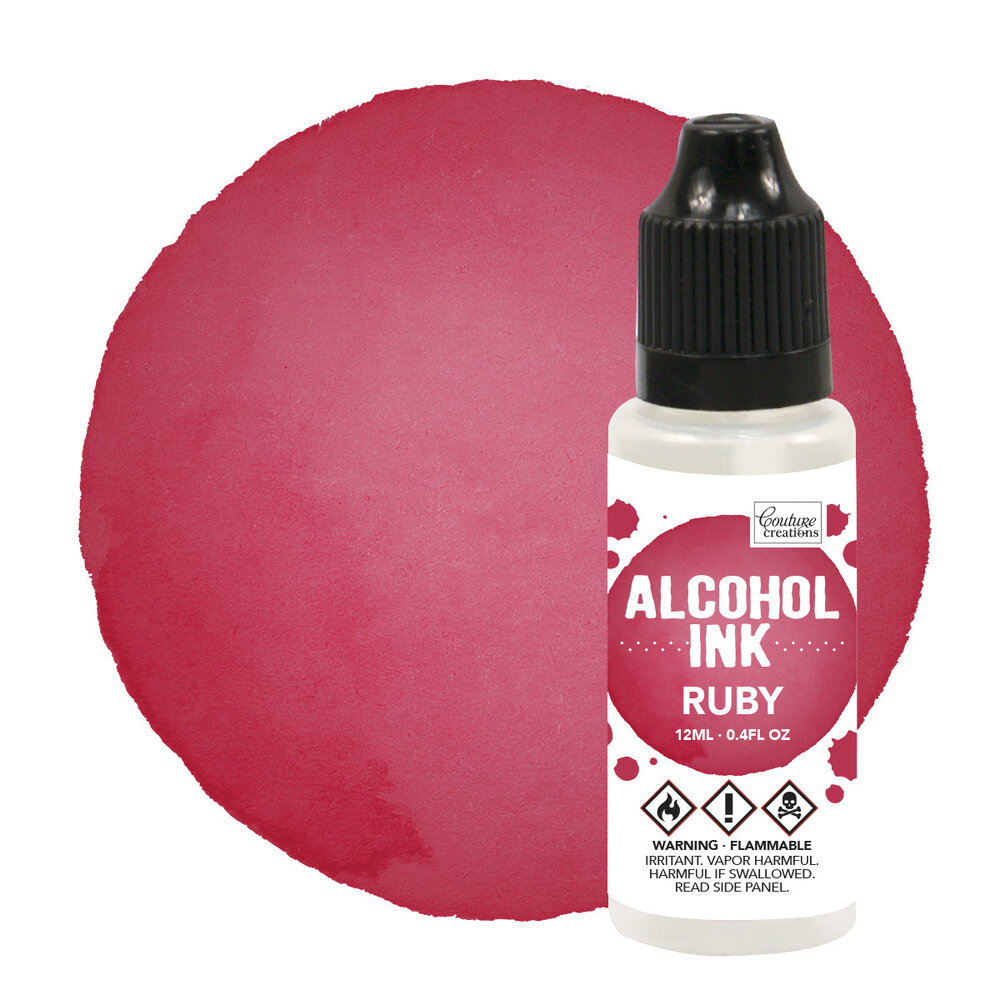 Couture Creations Alcohol Ink Ruby 12ml (CO727326) Couture Creations Alcohol Ink Ruby 12ml (CO727326)