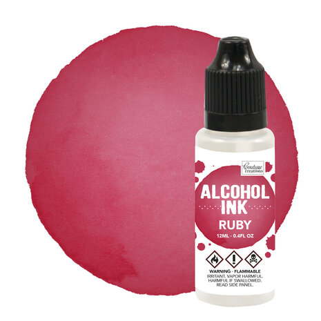 Couture Creations Alcohol Ink Ruby 12ml (CO727326) Couture Creations Alcohol Ink Ruby 12ml (CO727326)