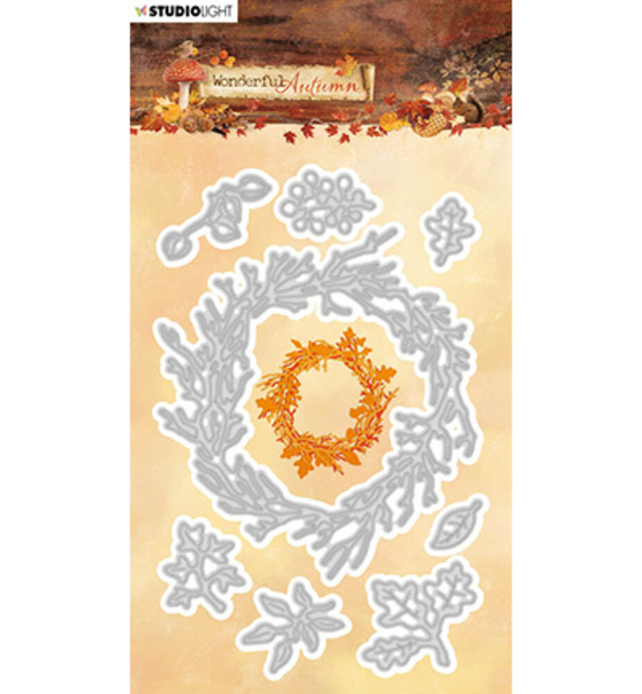 Studio Light Wonderful Autumn Snij- & Embossing Mal (STENCILWA312) Studio Light Wonderful Autumn Snij- & Embossing Mal (STENCILWA312)