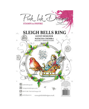 Pink Ink Designs Sleigh Bells Ring A5 Clear Stamp Set (PI078) Pink Ink Designs Sleigh Bells Ring A5 Clear Stamp Set (PI078)