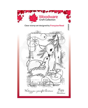 Woodware Singles Baby Deer Clear Stamp Set (FRS828)
