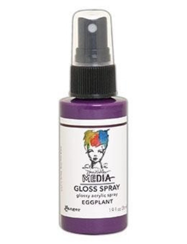 Dina Wakley MEdia Media Gloss Spray Eggplant 56ml (MDO68471) Dina Wakley MEdia Media Gloss Spray Eggplant 56ml (MDO68471)