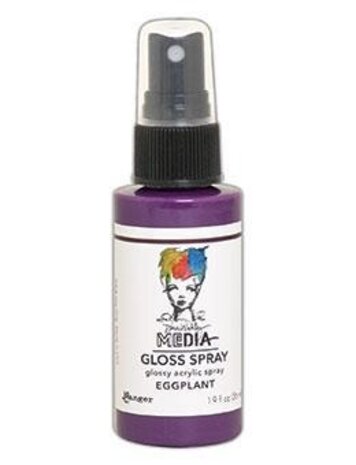Dina Wakley MEdia Media Gloss Spray Eggplant 56ml (MDO68471) Dina Wakley MEdia Media Gloss Spray Eggplant 56ml (MDO68471)