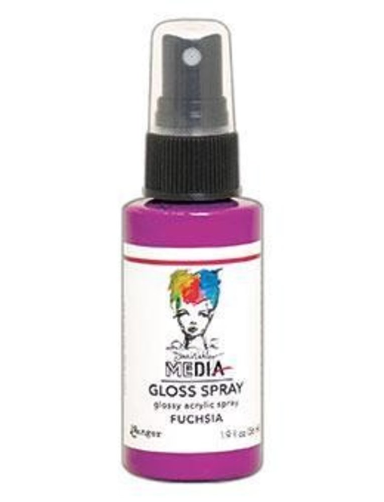 Dina Wakley MEdia Media Gloss Spray Fuchsia  56ml (MDO68488) Dina Wakley MEdia Media Gloss Spray Fuchsia  56ml (MDO68488)