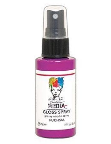 Dina Wakley MEdia Media Gloss Spray Fuchsia  56ml (MDO68488) Dina Wakley MEdia Media Gloss Spray Fuchsia  56ml (MDO68488)