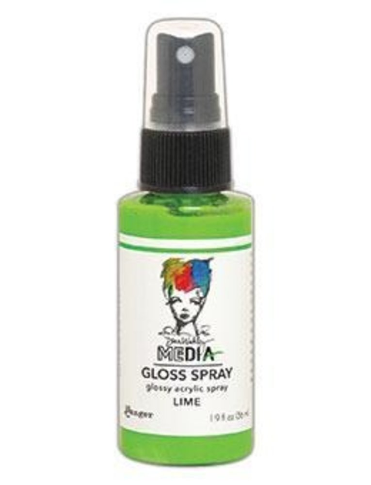 Dina Wakley MEdia Media Gloss Spray Lime  56ml (MDO68501) Dina Wakley MEdia Media Gloss Spray Lime  56ml (MDO68501)
