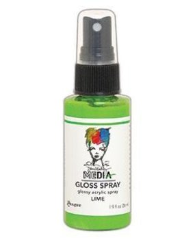 Dina Wakley MEdia Media Gloss Spray Lime  56ml (MDO68501) Dina Wakley MEdia Media Gloss Spray Lime  56ml (MDO68501)