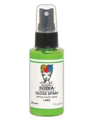 Dina Wakley MEdia Media Gloss Spray Lime  56ml (MDO68501) Dina Wakley MEdia Media Gloss Spray Lime  56ml (MDO68501)