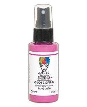 Dina Wakley MEdia Media Gloss Spray Magenta 56ml (MDO68518)