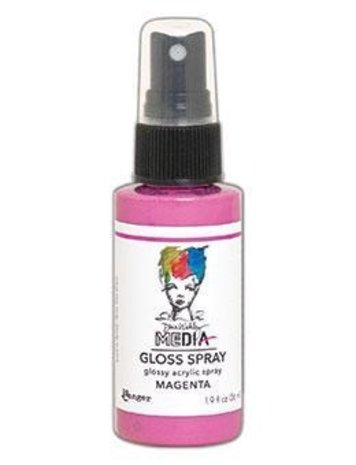 Dina Wakley MEdia Media Gloss Spray Magenta 56ml (MDO68518)