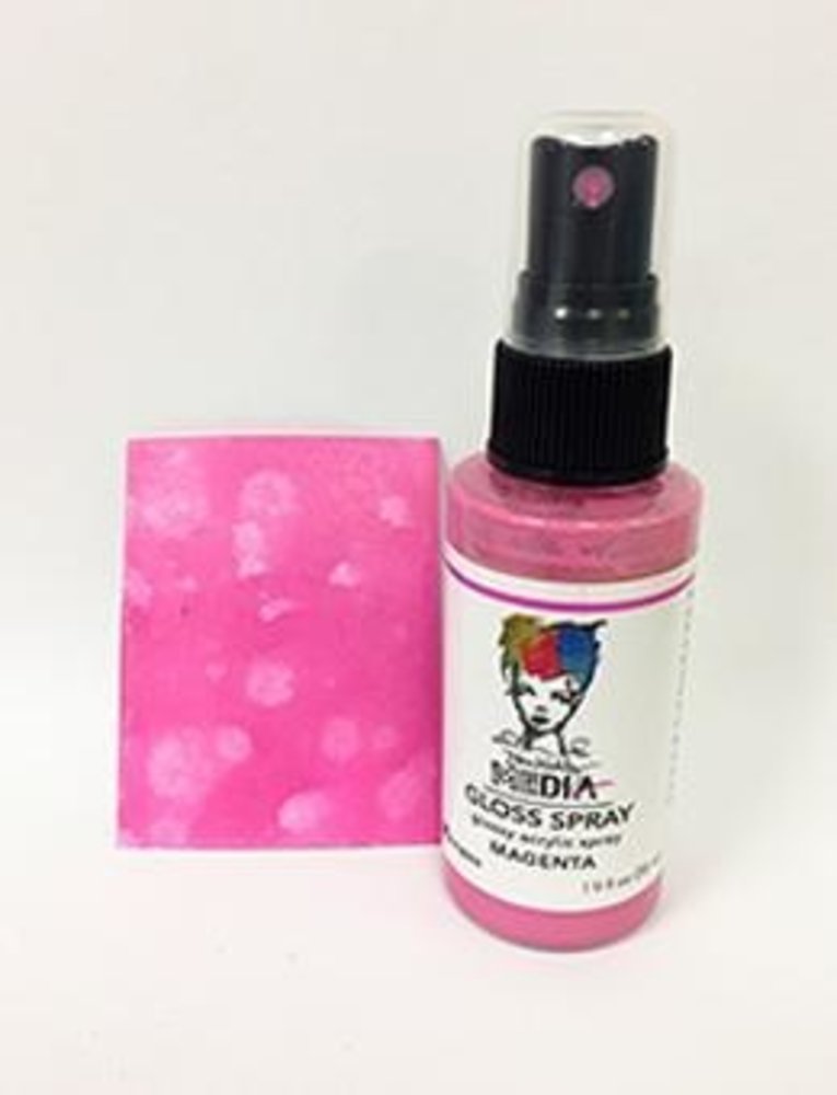 Dina Wakley MEdia Media Gloss Spray Magenta 56ml (MDO68518)