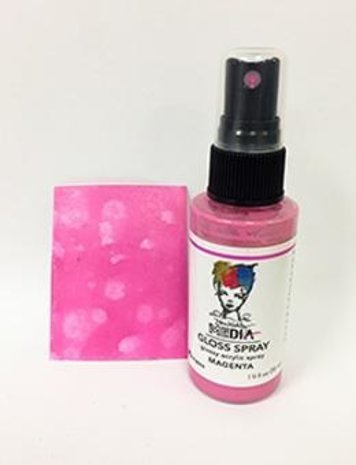 Dina Wakley MEdia Media Gloss Spray Magenta 56ml (MDO68518)