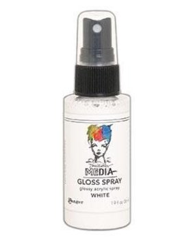 Dina Wakley MEdia Media Gloss Spray White 56ml (MDO68570) Dina Wakley MEdia Media Gloss Spray White 56ml (MDO68570)