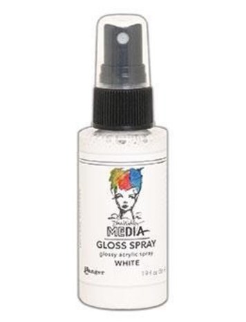 Dina Wakley MEdia Media Gloss Spray White 56ml (MDO68570) Dina Wakley MEdia Media Gloss Spray White 56ml (MDO68570)