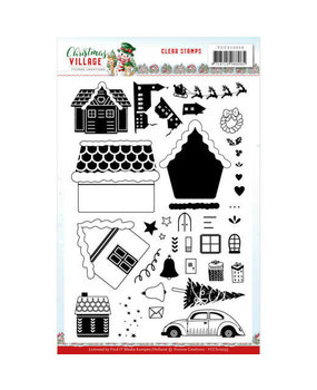 Yvonne Creations Christmas Village Clear Stamp Set (YCCS10059)