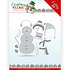 Christmas Village Build Up Snowman Die (YCD10208) Christmas Village Build Up Snowman Die (YCD10208)