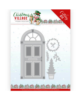 Yvonne Creations Christmas Village Christmas Door Die (YCD10210) Yvonne Creations Christmas Village Christmas Door Die (YCD10210)