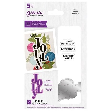 Gemini Jolly Stamp & Die (GEM-STD-CAS-JOL) Gemini Jolly Stamp & Die (GEM-STD-CAS-JOL)