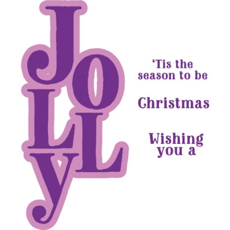 Gemini Jolly Stamp & Die (GEM-STD-CAS-JOL) Gemini Jolly Stamp & Die (GEM-STD-CAS-JOL)