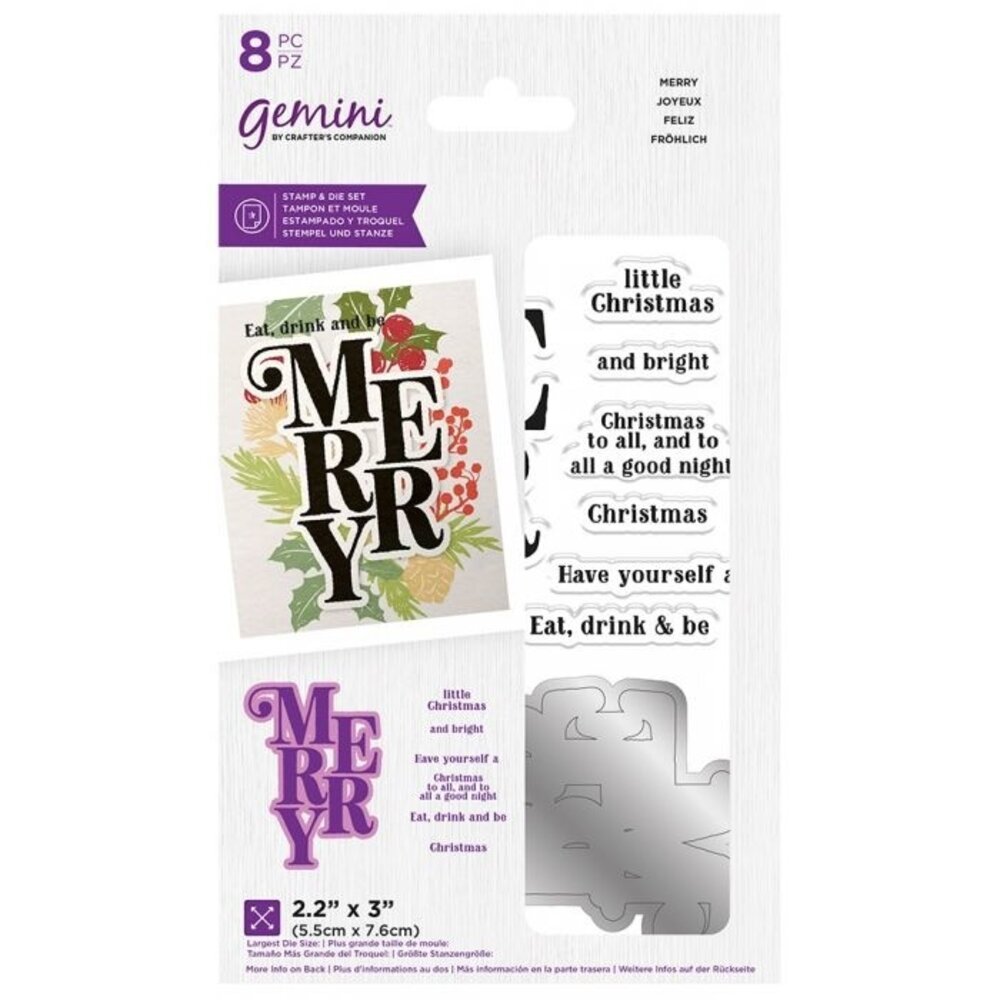 Gemini Merry Stamp & Die (GEM-STD-CAS-MER) Gemini Merry Stamp & Die (GEM-STD-CAS-MER)